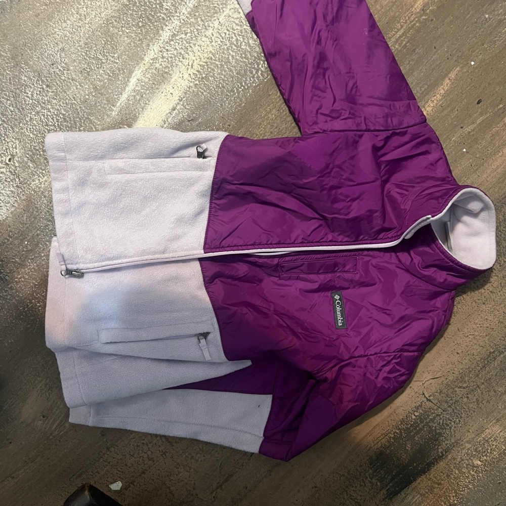 Girls size 8 Columbia jacket gentle used condition